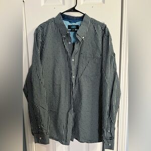 Cody James Core Men's Navy Green White Plaid Shirt size Xl